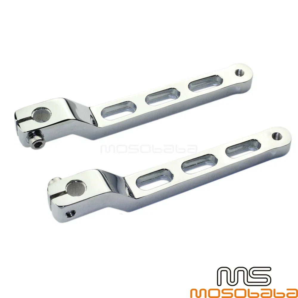 Chrome Heel Toe Shifter Arms for Harley FLH FLB FLHX FLFB FLHB