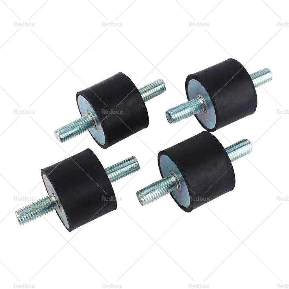 4 x M10 Rubber Shock Absorber Anti Vibration Isolator Mounts for Car Bobbin 30x40mm