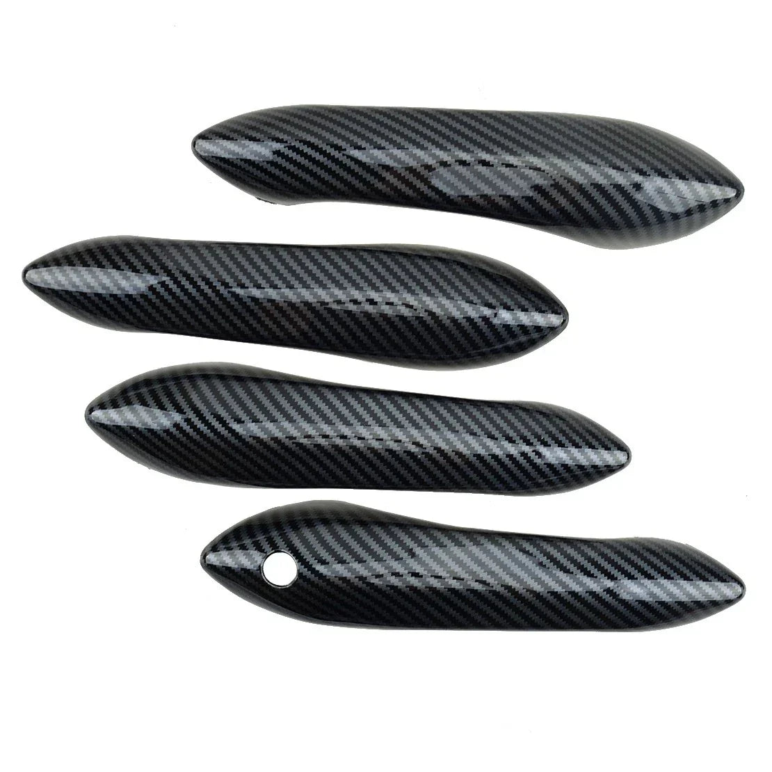 Carbon Fiber ABS Exterior Door Handle Cover Trim for BMW 5 Series (2011-2016)