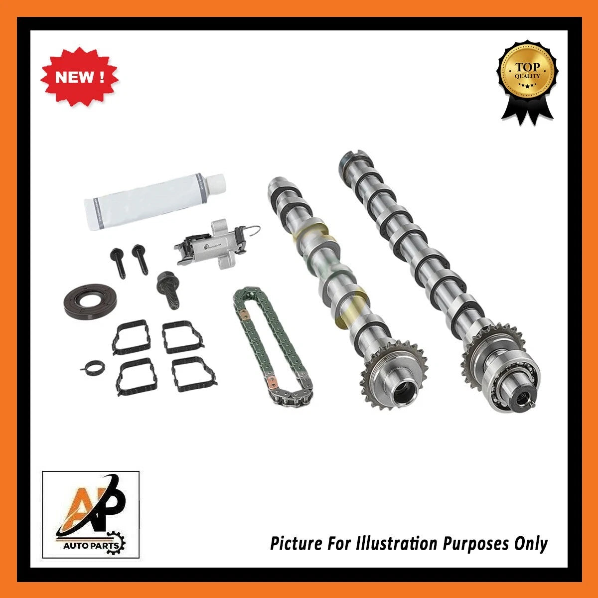 Camshaft Exhaust Inlet With Chain Kit Replacement for Peugeot Citroen DV5R (2014–2023)