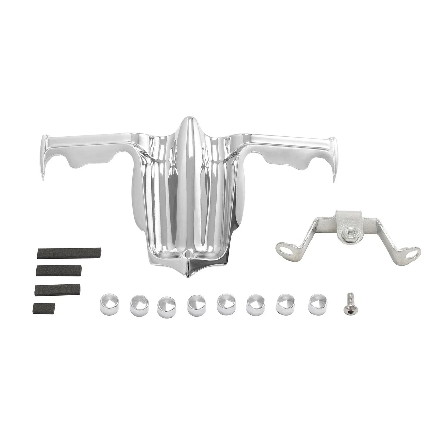 Chrome Tappet Block Accent for Harley Twin Cam Fat Boy Road King (1999-2017)