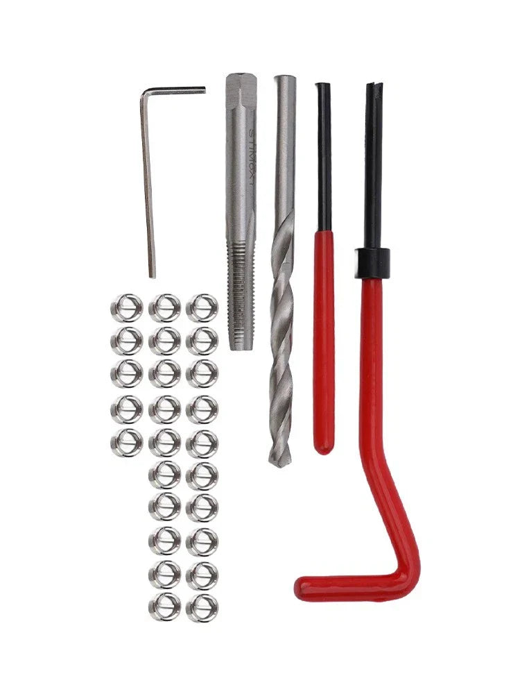 Metric Thread Repair Insert Kit 30Pcs M6×1 Tool