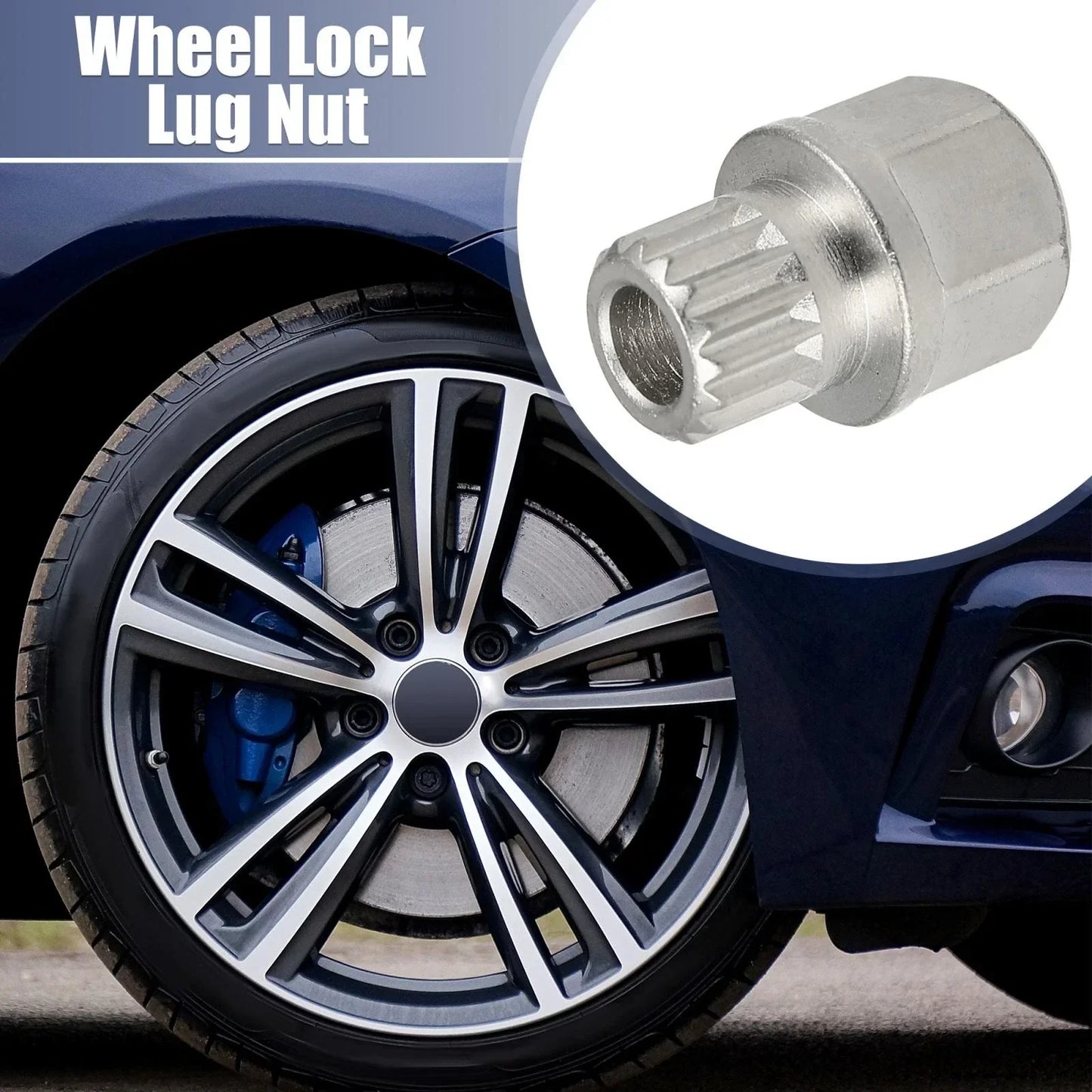Hollow Anti Theft Wheel Lock Lug Nut Removal Key for BMW
