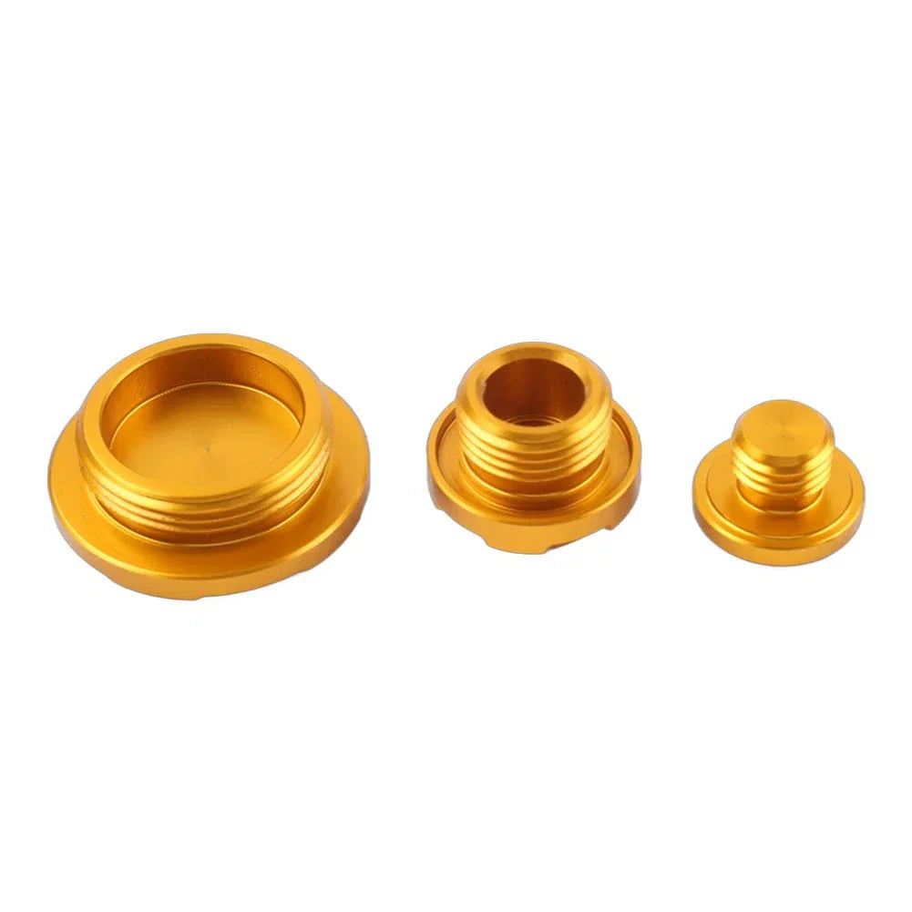 Timing Oil Filter Plugs Screw Bolt Set for Kawasaki KX250 KX450 KLX450R