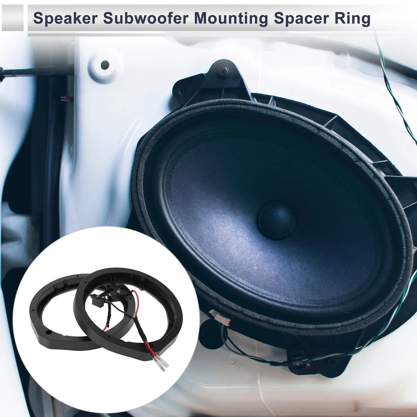 6.5" Tweeter Speaker Spacer Adaptor for Honda - 2 x Set
