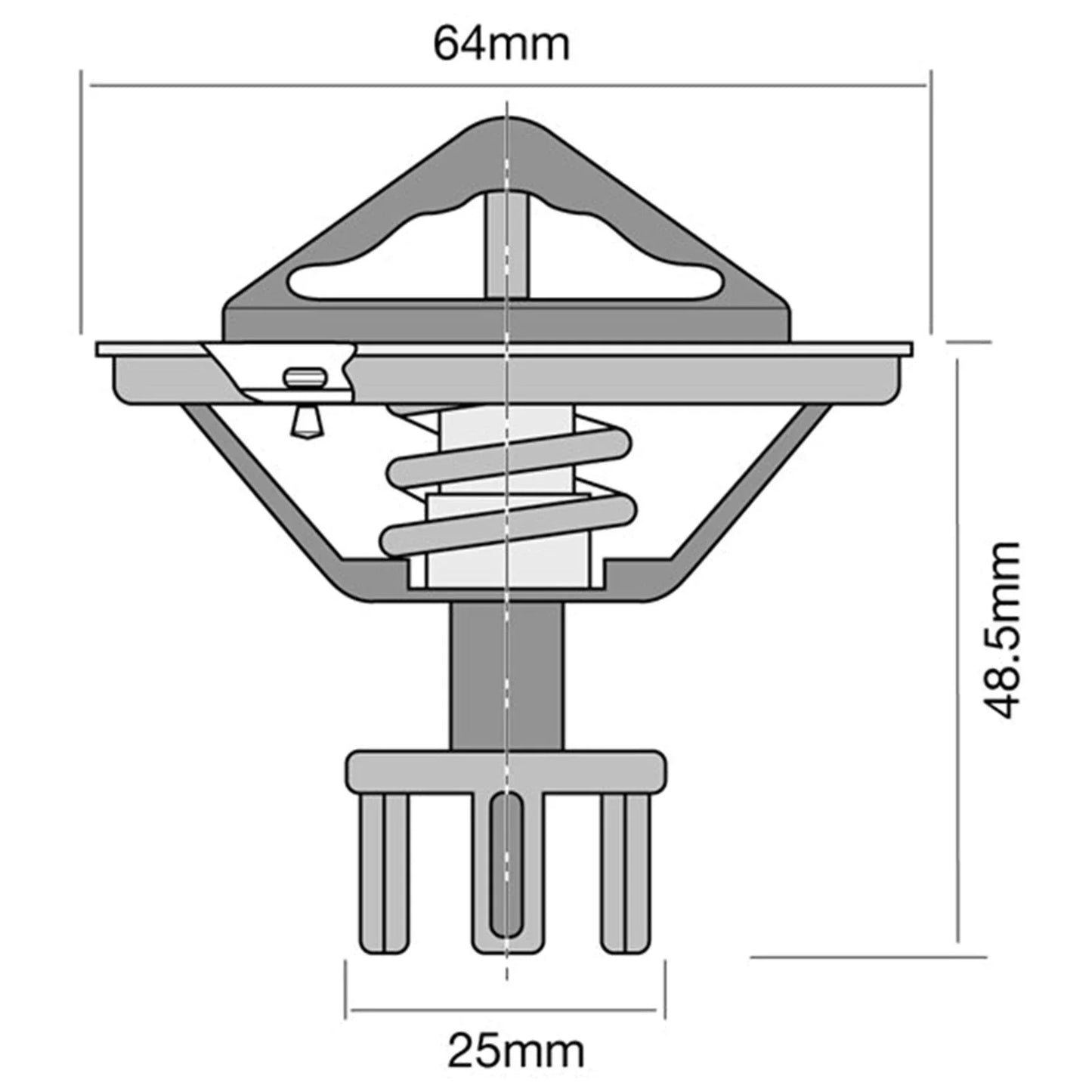 Thermostat for Nissan Pathfinder R50 V6 3.3L VG33E (1999-2005)