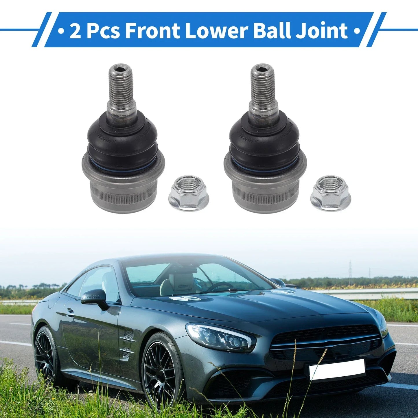 2 x Front Lower Ball Joints for Mercedes-Benz SL550 (2007-2012)