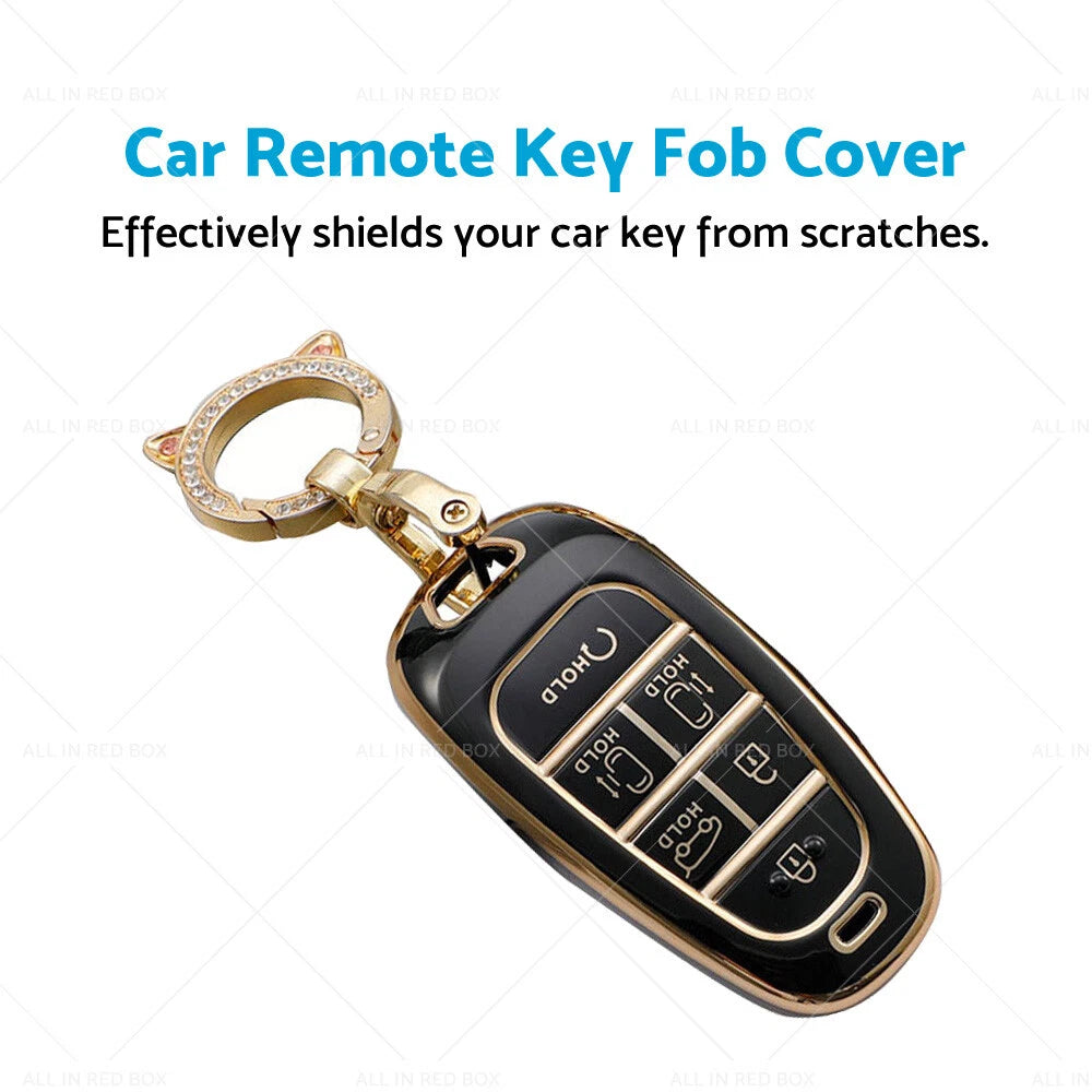 TPU Car Remote Key Fob Cover for Hyundai Sonata Tucson Santa Fe