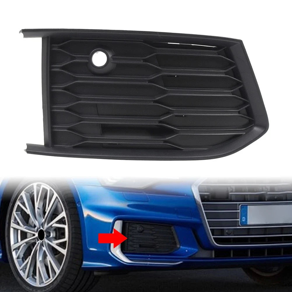 Right Front Bumper Fog Light Grille Cover for Audi A6 S6 C8 (2018-2024)