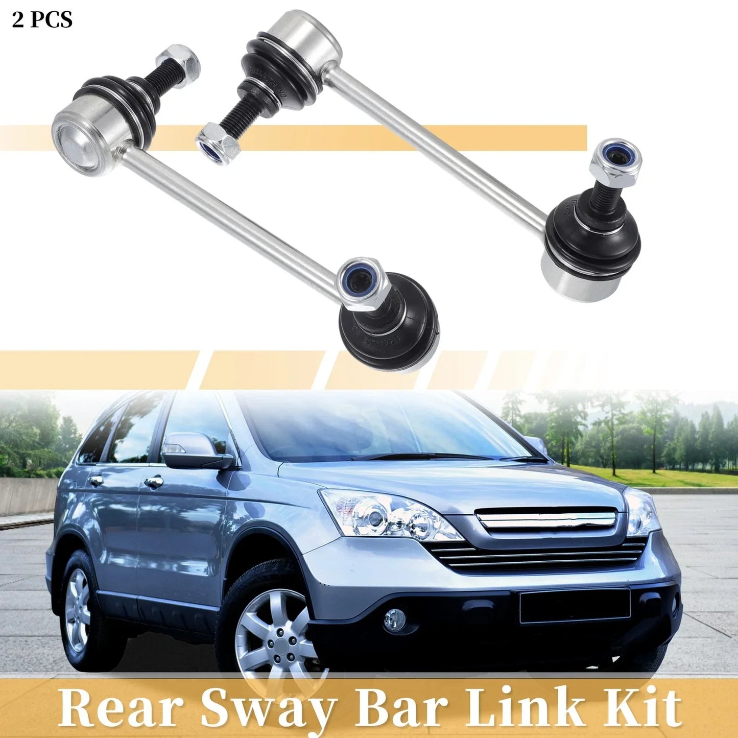 2 x Rear Stabiliser Sway Bar Links for Honda Pilot (2003-2008)