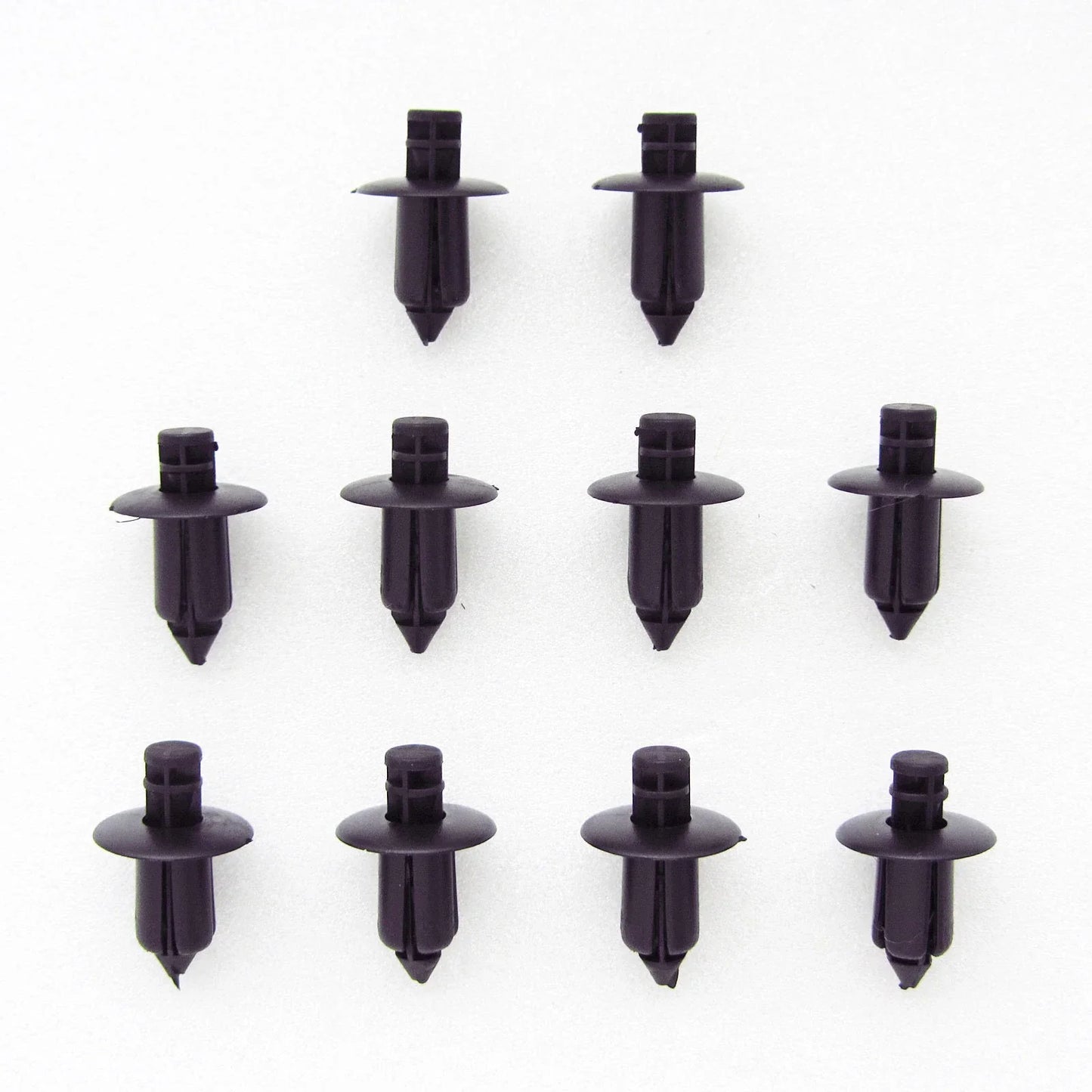 Grill Lock Clip 10x for Mitsubishi L200 Triton MK Strada (1996-2006)