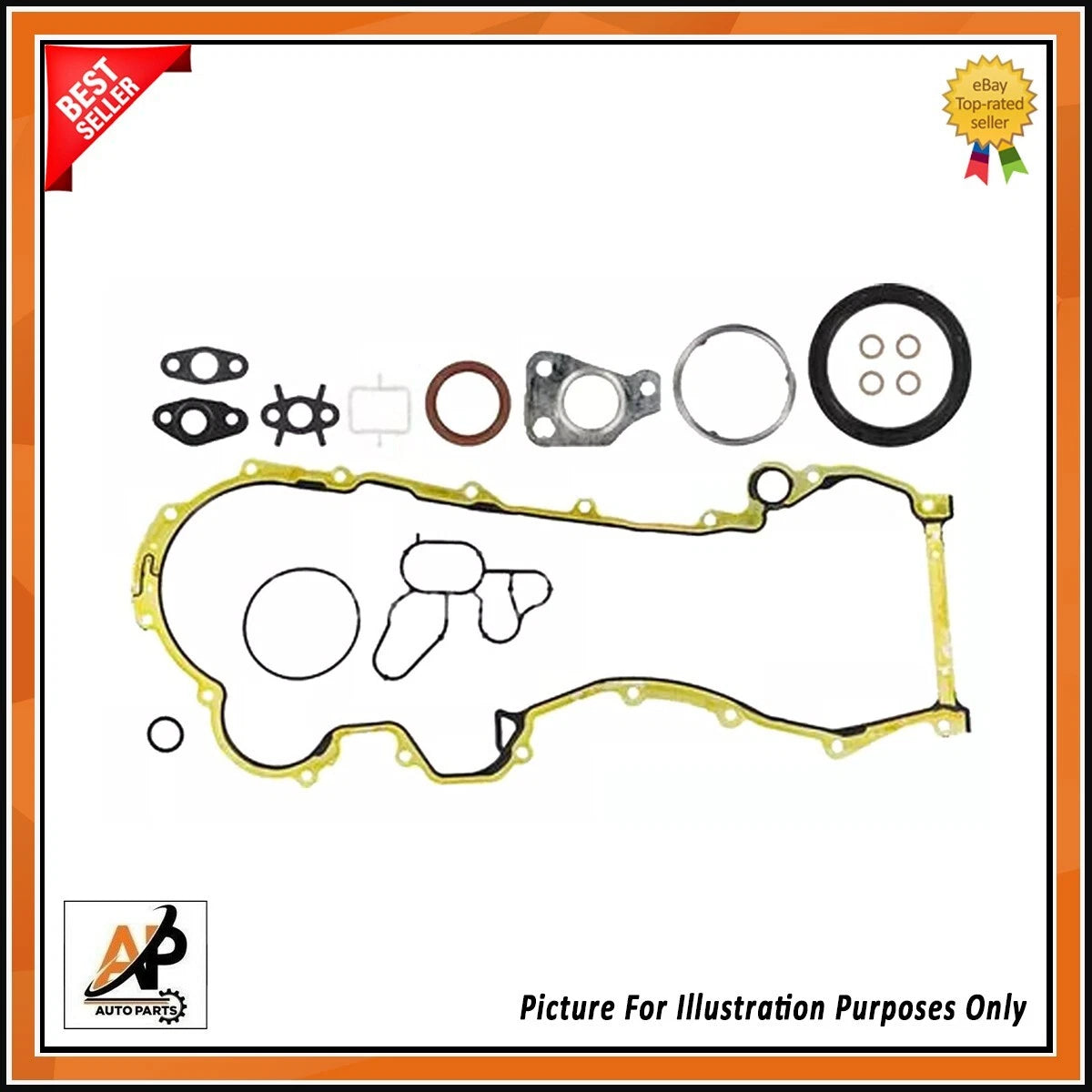 Crankcase Gasket Kit Replacement for Citroen Nemo 1.3 BlueHDI (2008–2016)