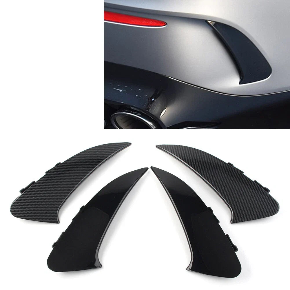 Rear Bumper Splitter Spoiler Air Vent Carbon for Mercedes Benz CLA (2020-)