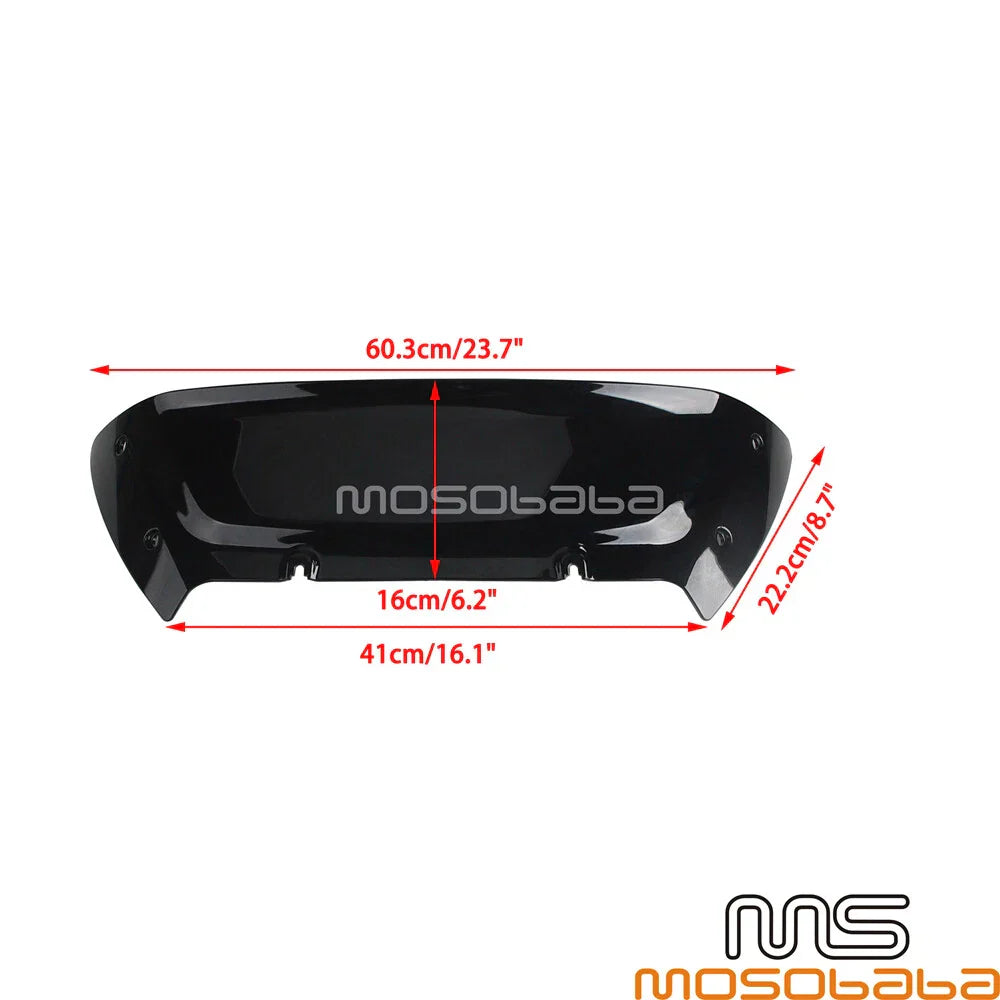 Blue Front Windshield Deflector Cover for Harley Road Glide FLTRX (2024)
