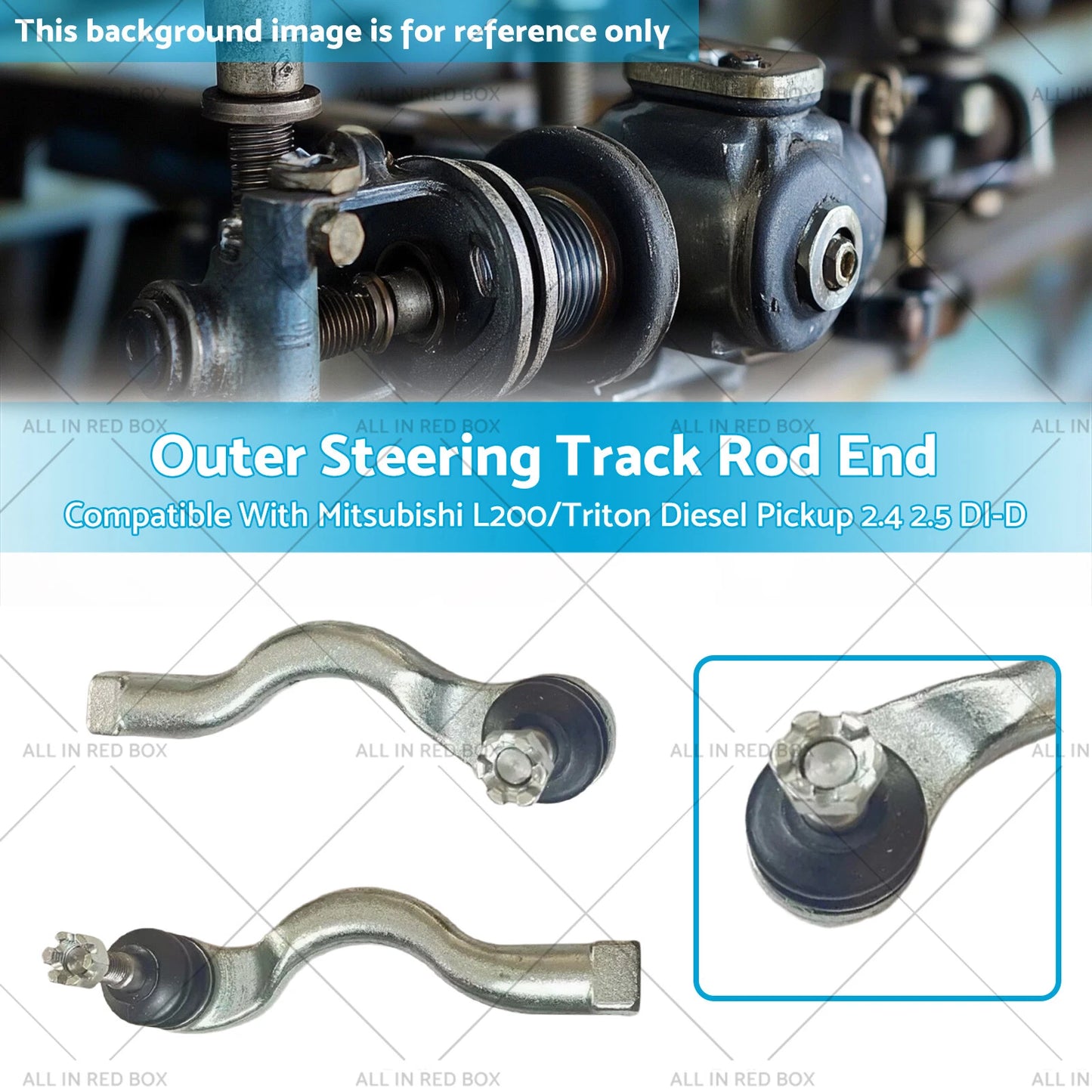 Outer Steering Track Rod End for Mitsubishi L200 Triton Pickup (2015-2023)