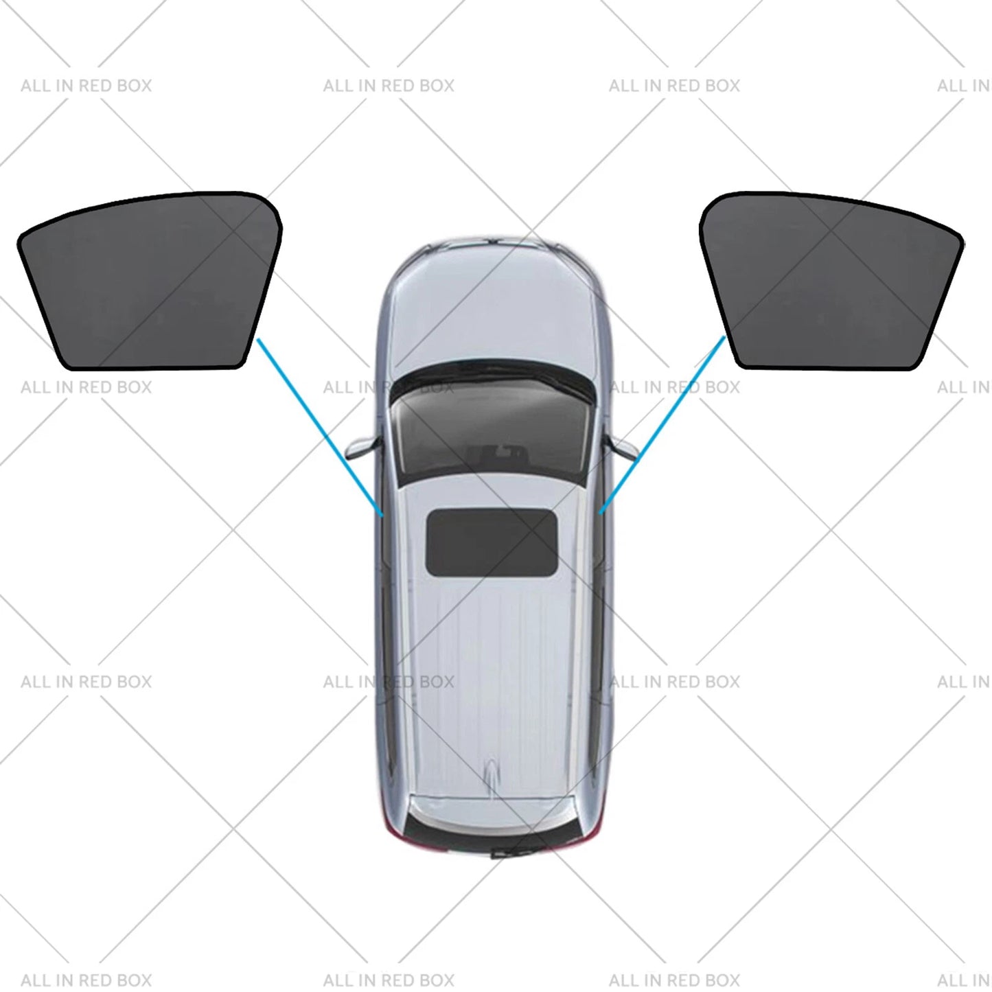 Magnetic Mesh Sun Blind Shades for Volvo XC40 (2018-2024)