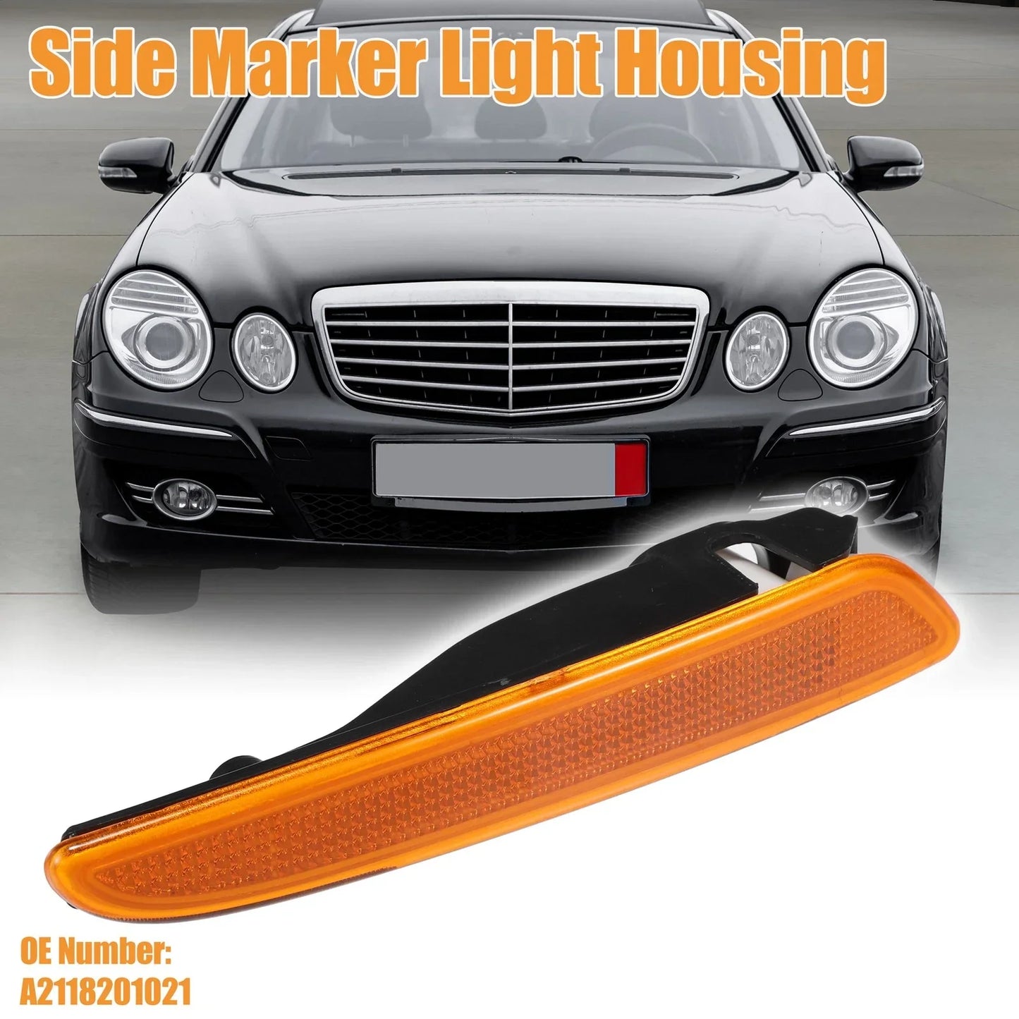 Car Side Marker Light Housing for Mercedes-Benz E320 (2007-2009)