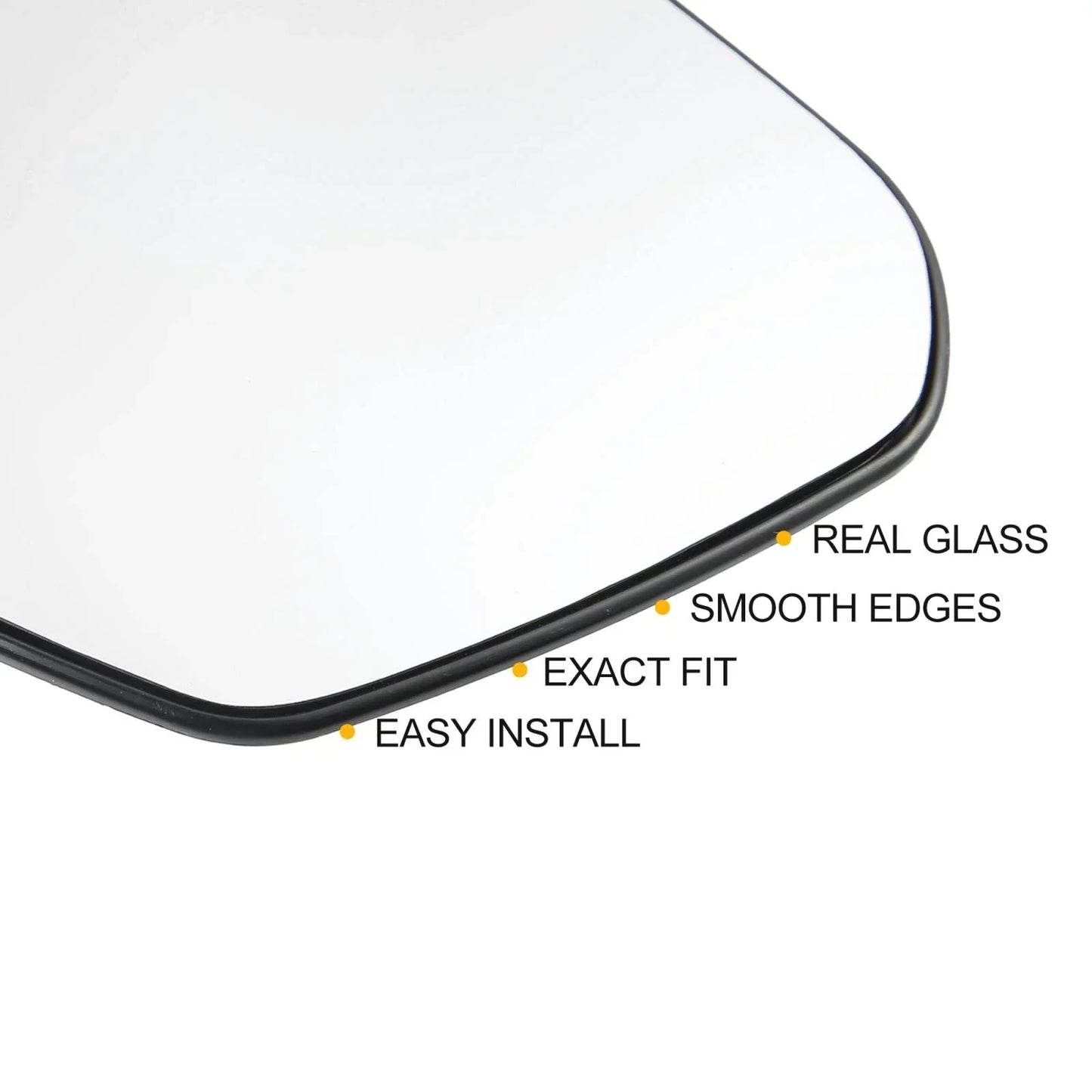 Heated Right Passenger Side Mirror Glass for Honda Civic (2016-2023)