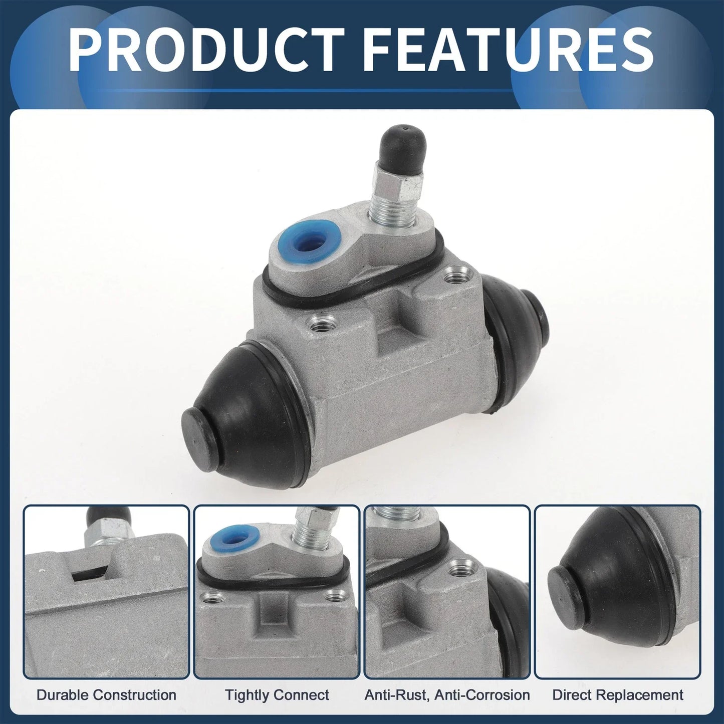 Rear Left Brake Wheel Cylinder for Hyundai Pony / Excel (1989-1995)