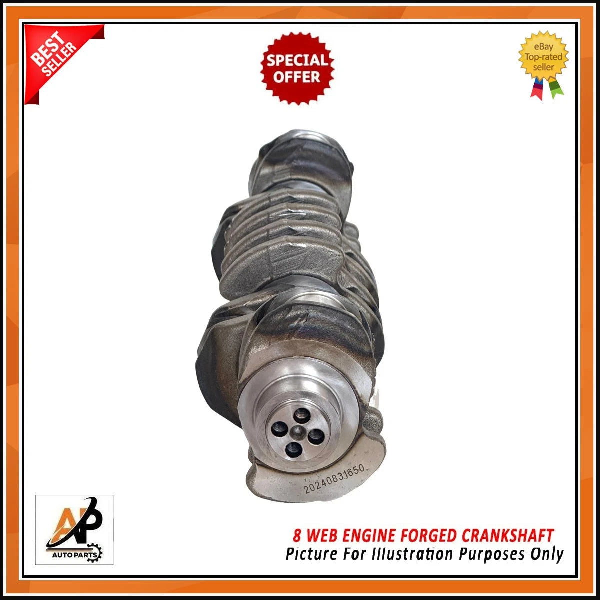 Forged Crankshaft Heavy Duty for BMW X3 3.0 N57D30 (2011–2022)
