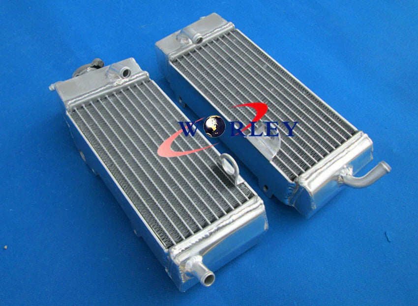 Aluminum Radiator & Blue Hose for Yamaha YZ125 (1989-1992)