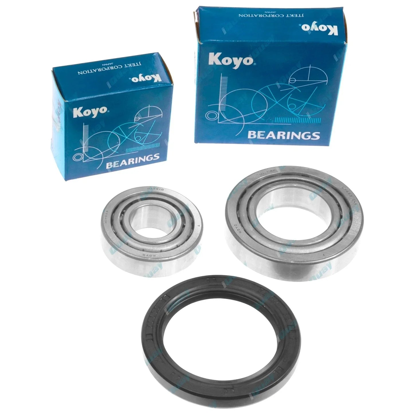 Front Koyo Wheel Bearing + Seal Kit for Hilux 2wd RWD Ute RN LN YN RZN 76~05