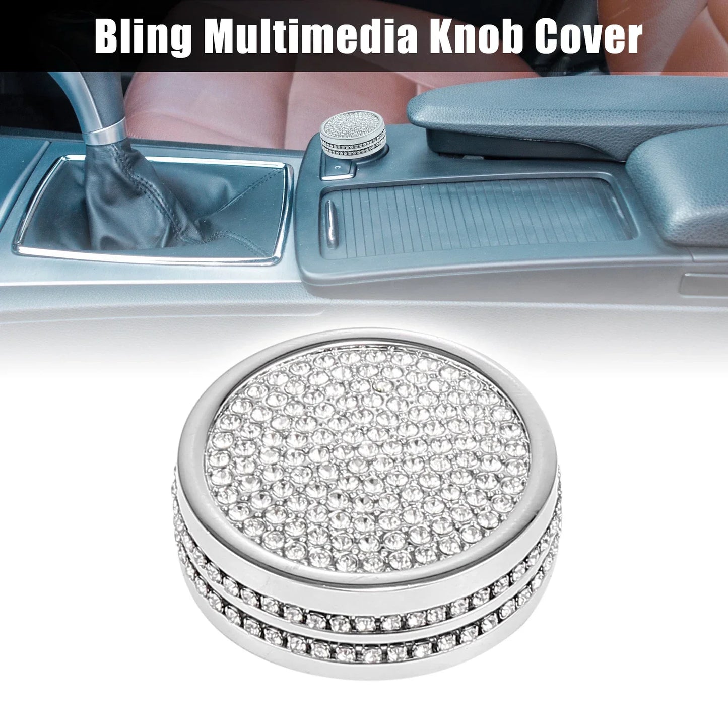 Multimedia Knob Cover for Mercedes-Benz C250 GLK300 GL400 (2012-2015)