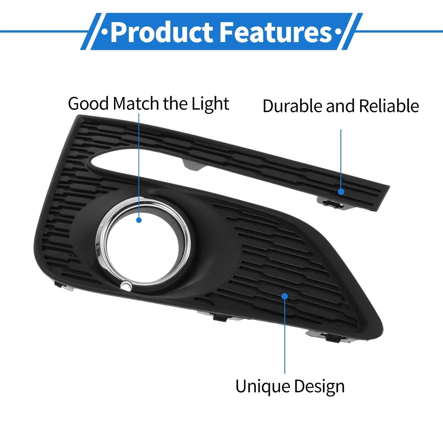 Front Left Fog Light Grill for Chevrolet Cruze (2017-2018)