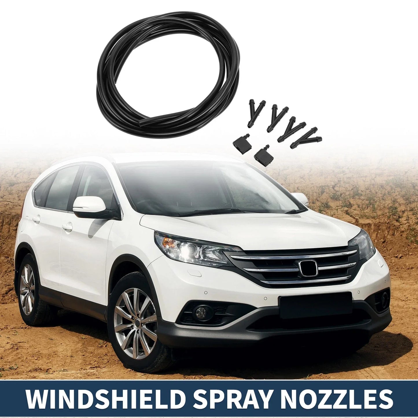 Front Windshield Washer Nozzles Set for Mercedes-Benz Sprinter (2010-2023)