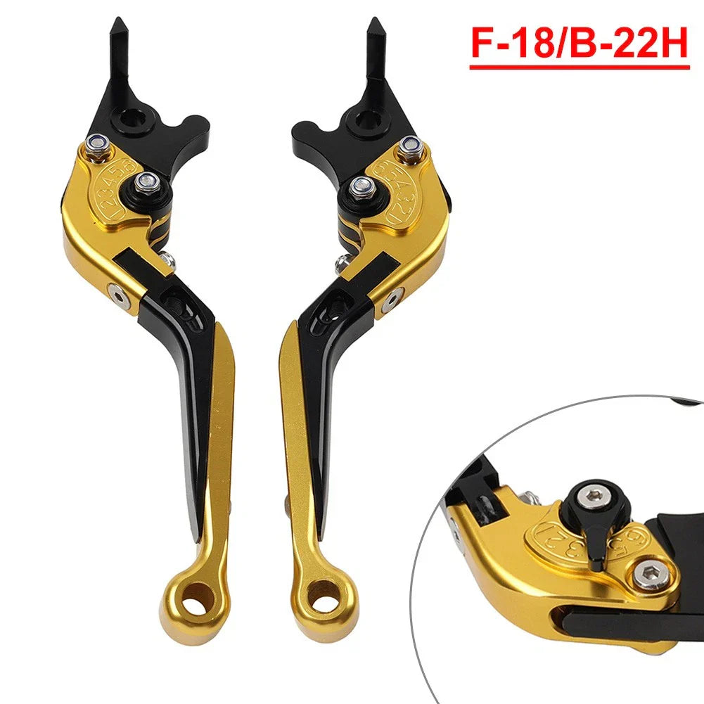 Gold CNC Folding Brake Clutch Levers for BMW S1000XR (2015-2021)