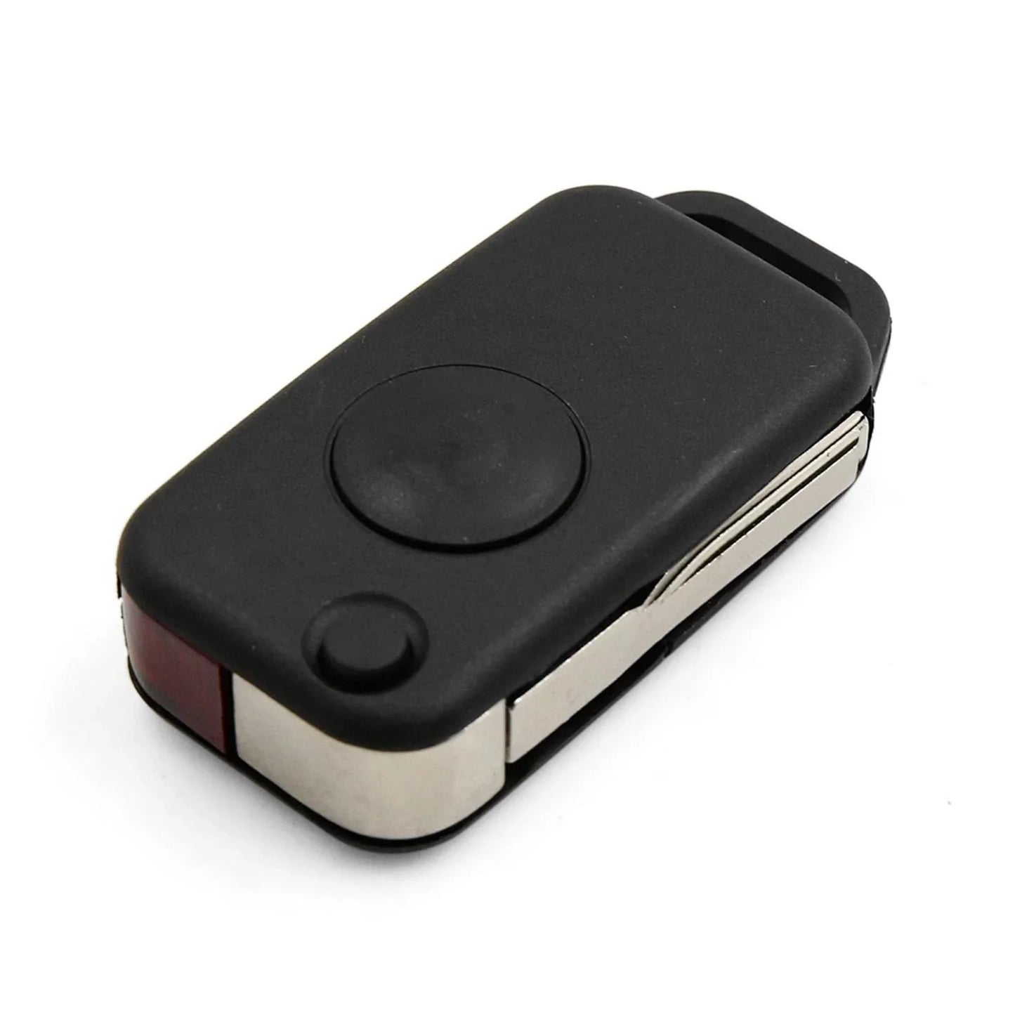 Key Button Folding Uncut Key Remote Case Shell for Mercedes-Benz ()