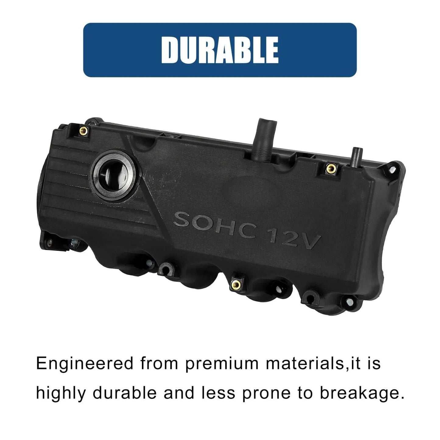Engine Valve Cover for Hyundai Accent 2000-2002 1.5L (2 x Covers)
