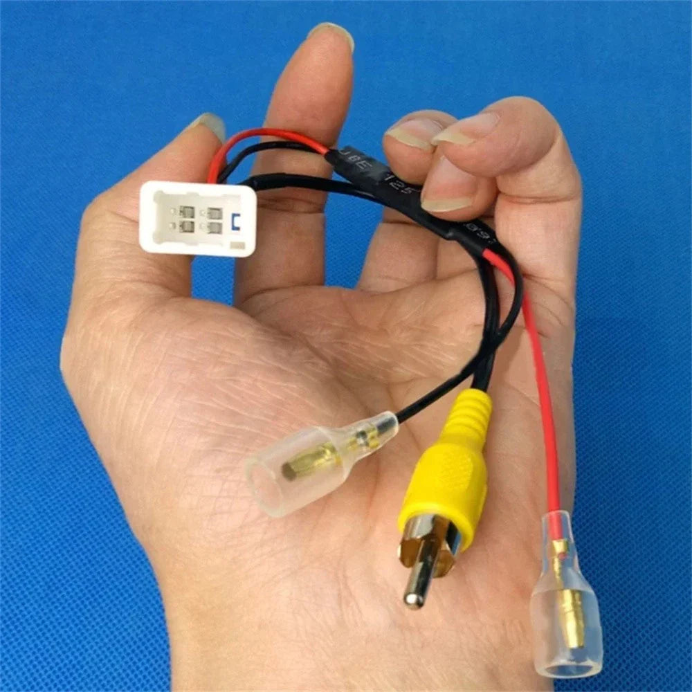 4 Pin Reverse Camera Video Wire Cable Adapter for Toyota Mazda