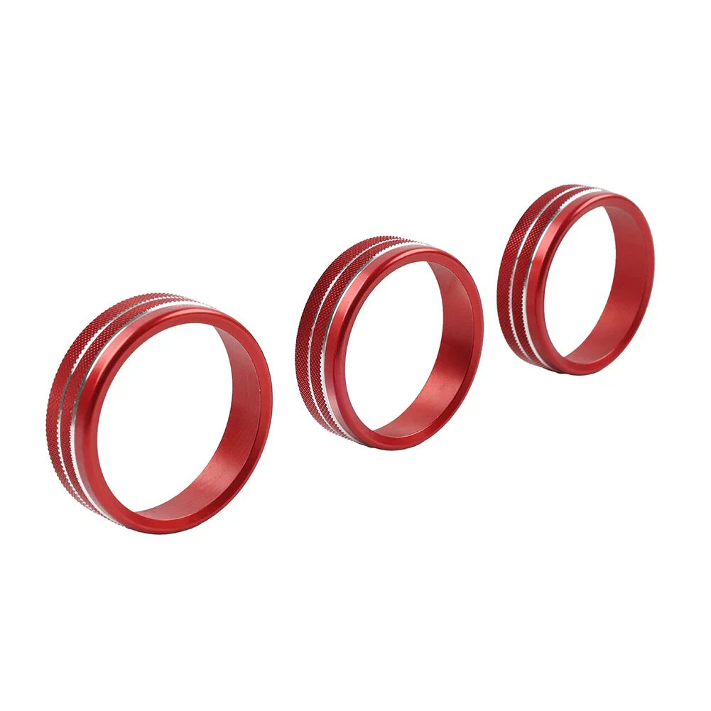 Red Center Console AC Knob Ring Trim for Subaru BRZ, Toyota GR86 (2021-2024)
