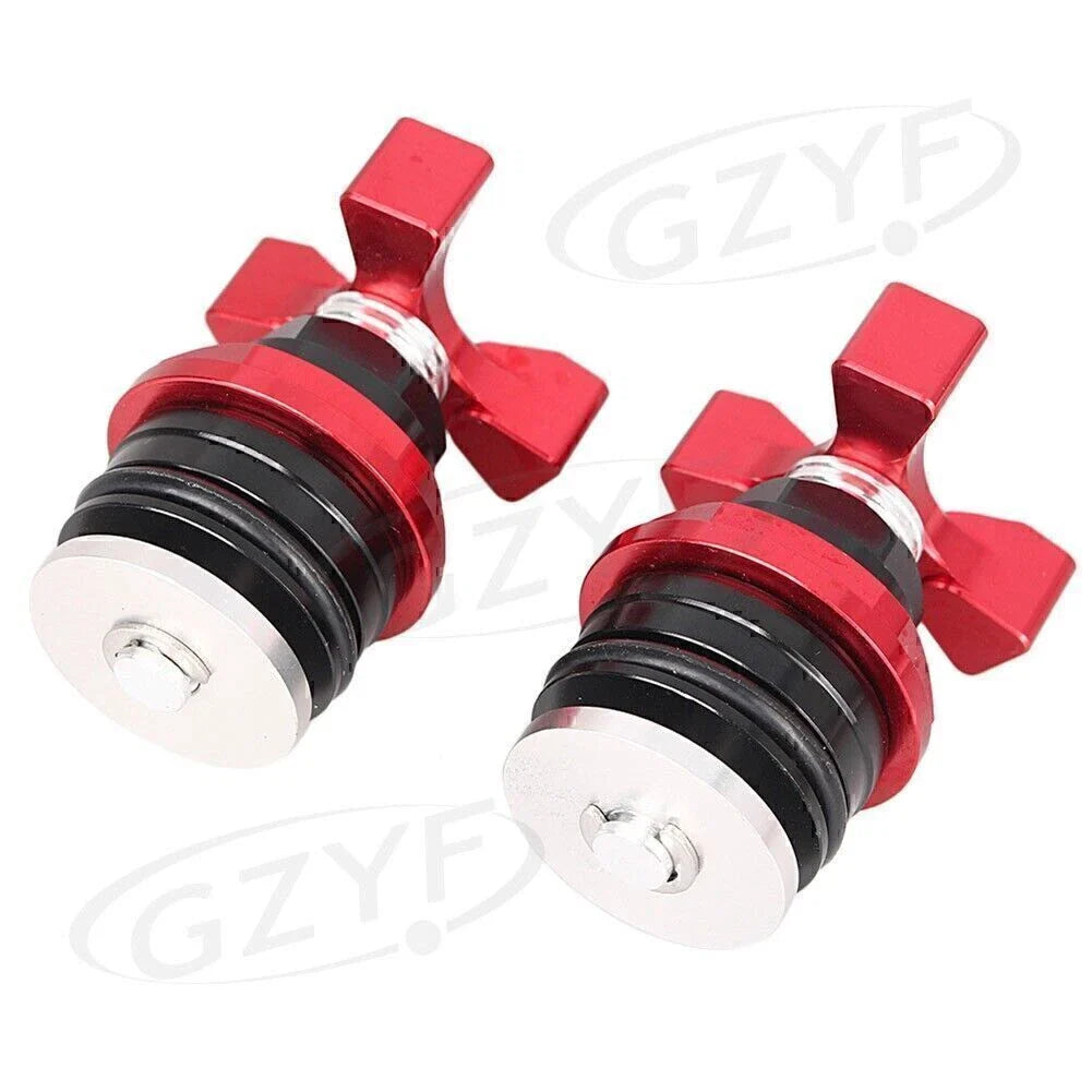 CNC Motorcycle Fork Bolts Preload Adjusters for Kawasaki Ninja 250 (2008-2012)
