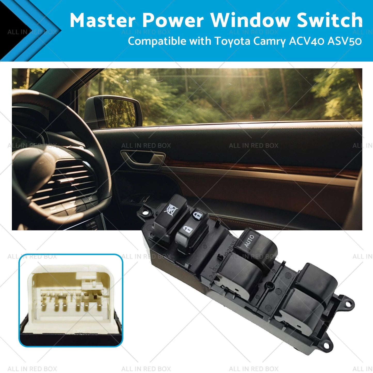 Master Power Window Switch for Toyota Camry, Yaris (2006-2017)