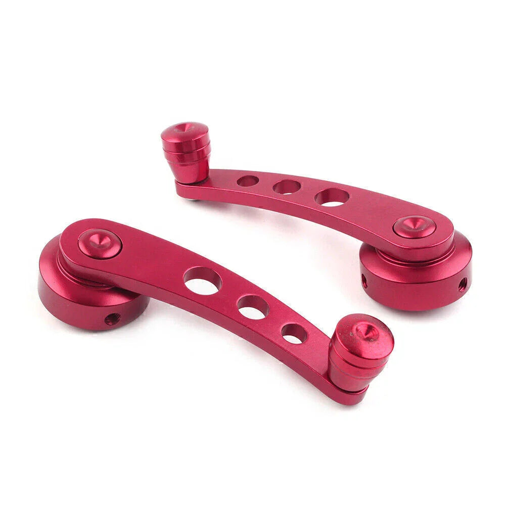 Universal Aluminum Alloy Window Crank Handle for Car (2 pcs)