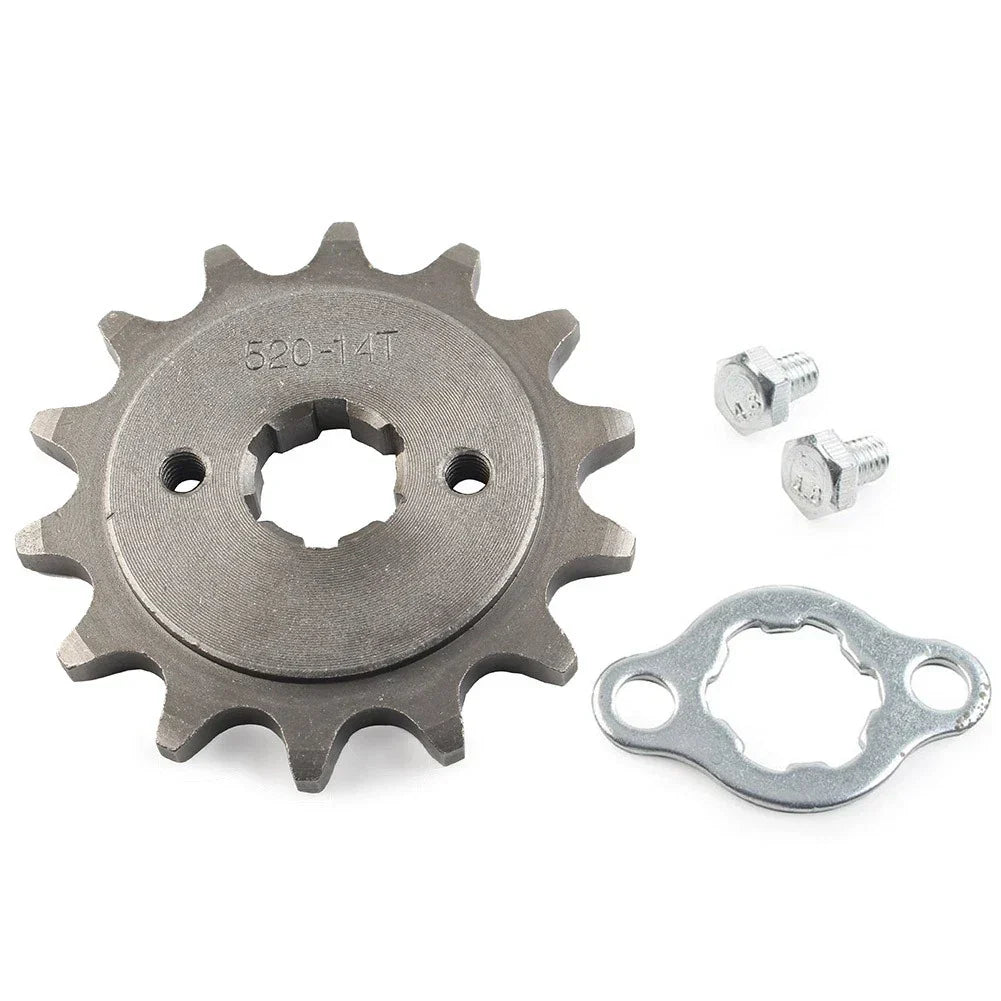 14T Chain Front Sprocket Cog for 125cc-250cc Dirt Pit Bike ATV Go Kart
