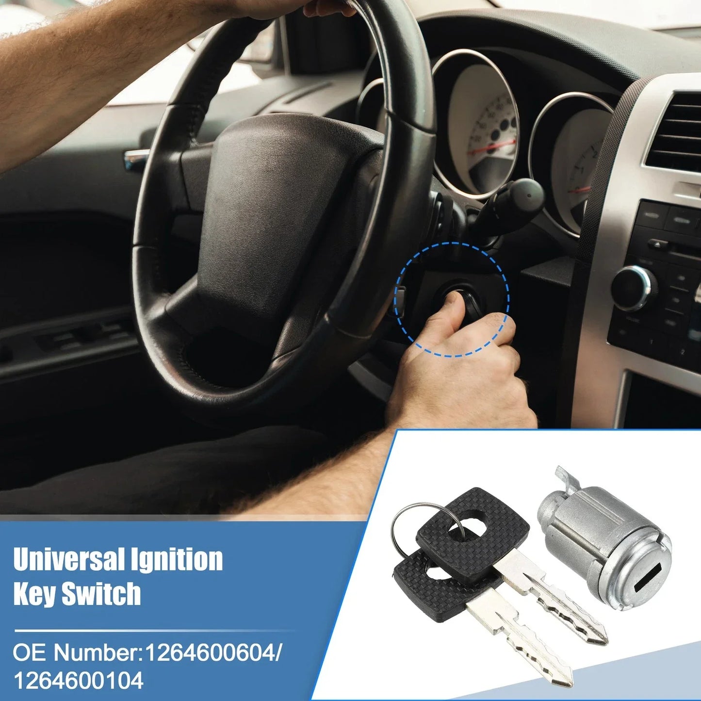 Ignition Key Switch Starter Set for Mercedes-Benz E 320 (1997-2002)