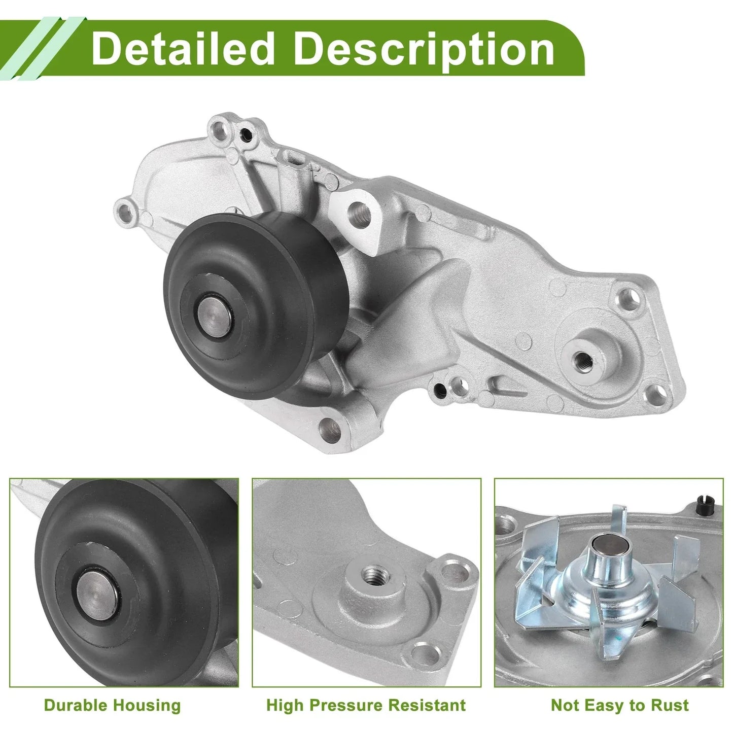 Engine Water Pump for Honda Accord (1998-2003) - Cooling Water Pump