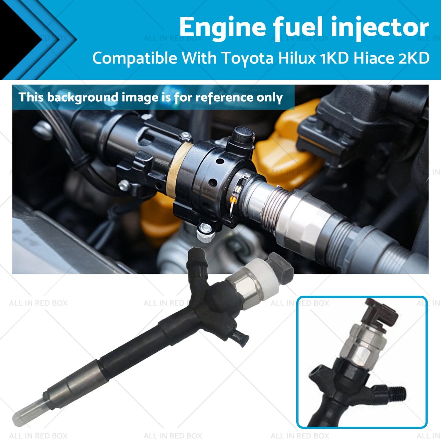 Fuel Injector for Toyota Hilux, Hiace 1KD, 2KD (2005-2023)