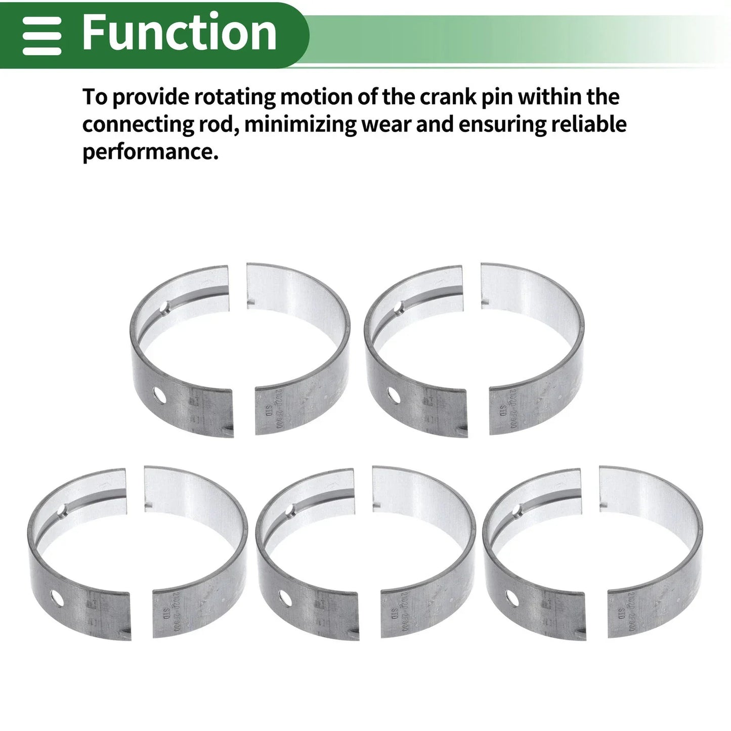 Main Bearing Set for Hyundai Santa Fe 2009-2018