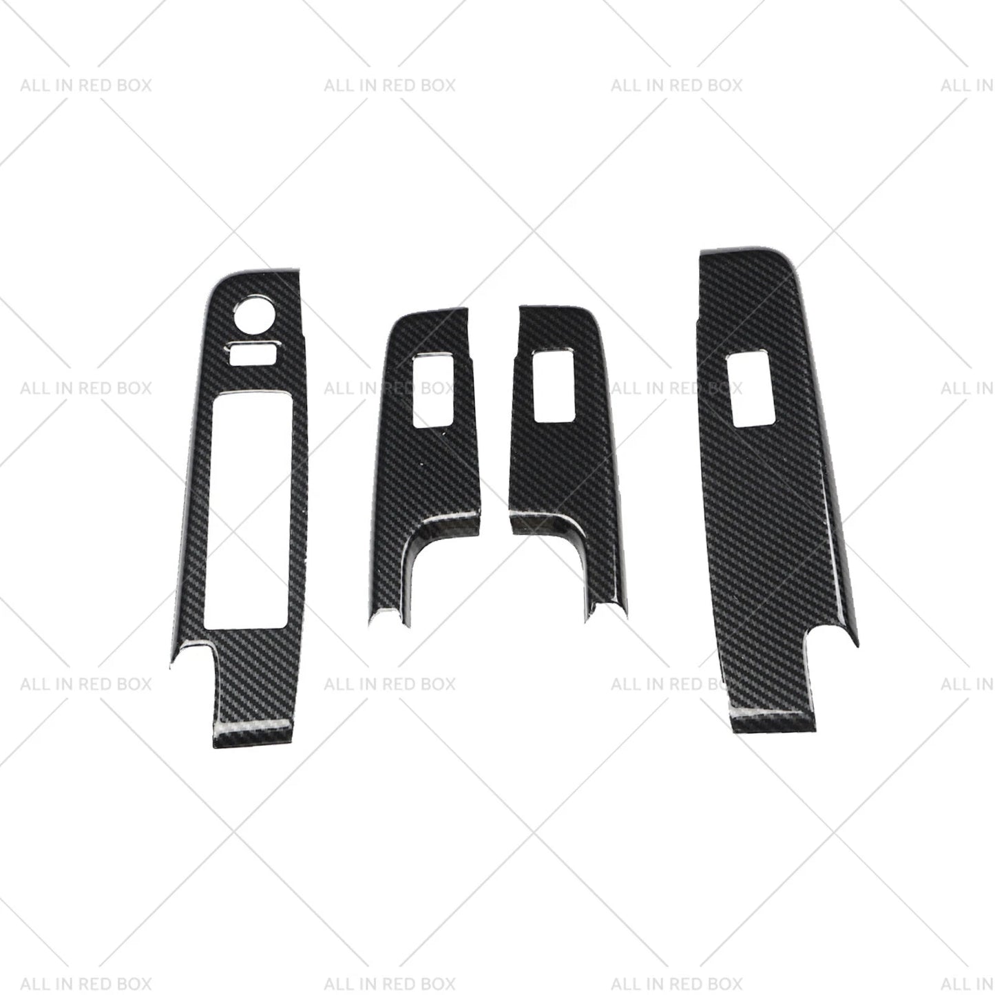 Carbon Fiber Window Lift Trim for Isuzu D-Max 2021-2023