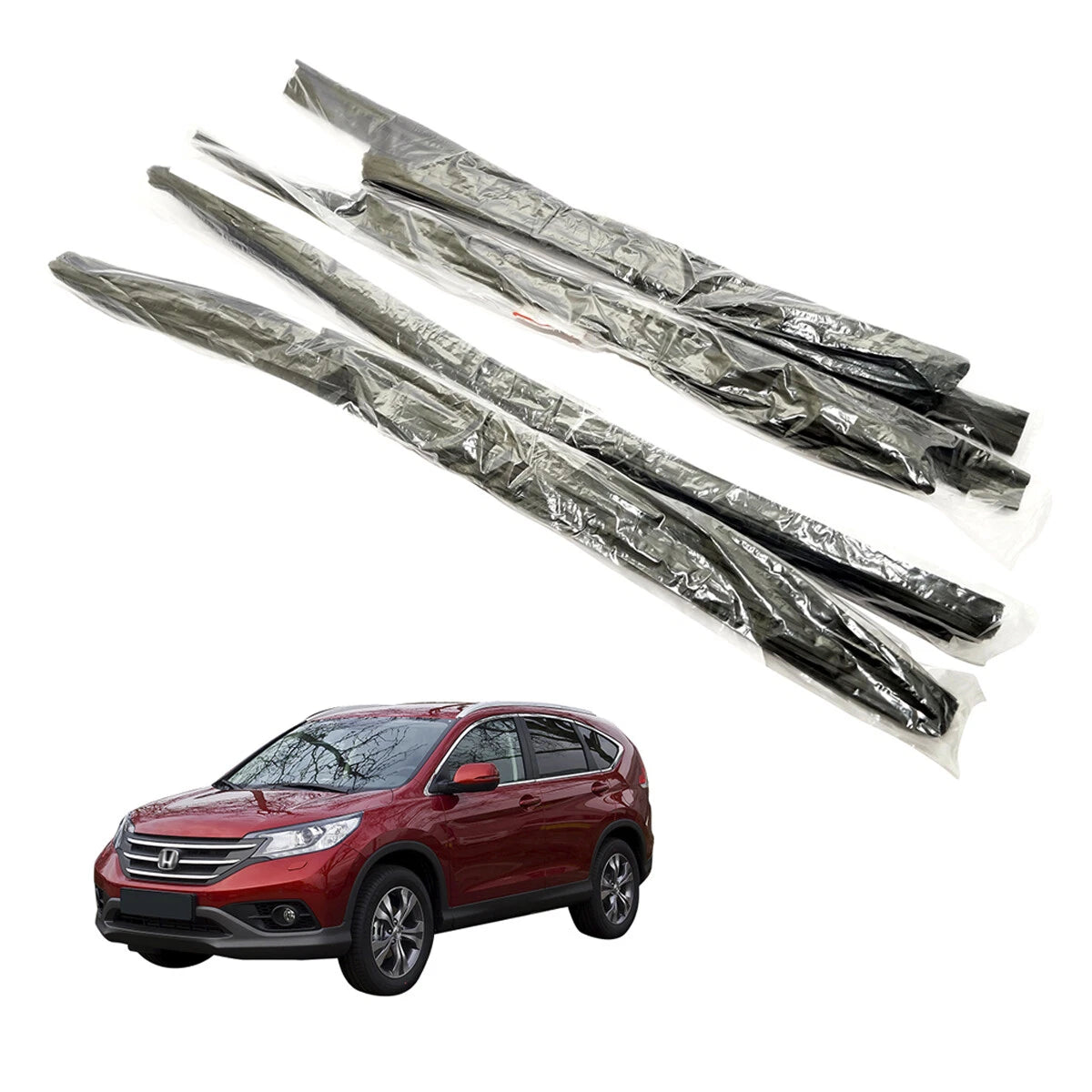 4-Piece Door Glass Run Channel for Honda CR-V 2012-2016