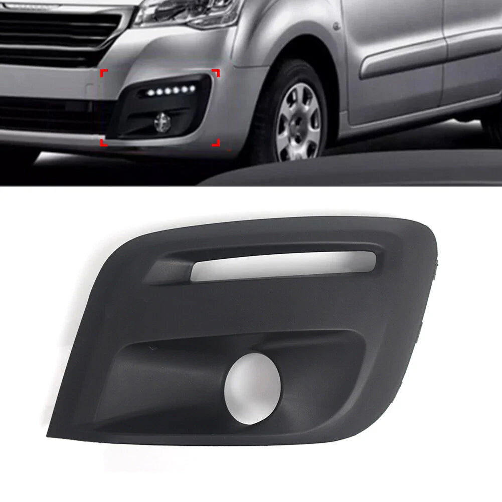 Front Left Fog Light Grills for Citroen Berlingo, Peugeot Partner (2015-2019)