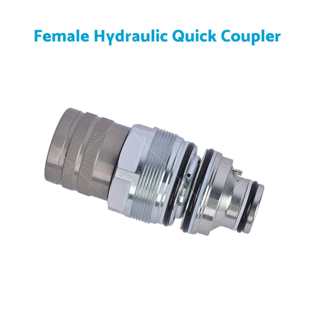 Hydraulic Flat Face Quick Coupler 46mm for Bobcat