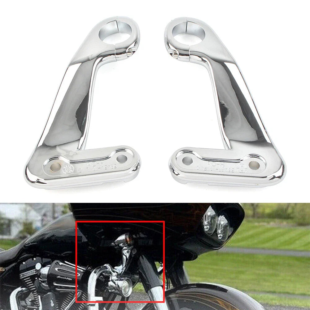 Front Fairing Support Bracket Mounts for Harley Road Glide (2010-2013)
