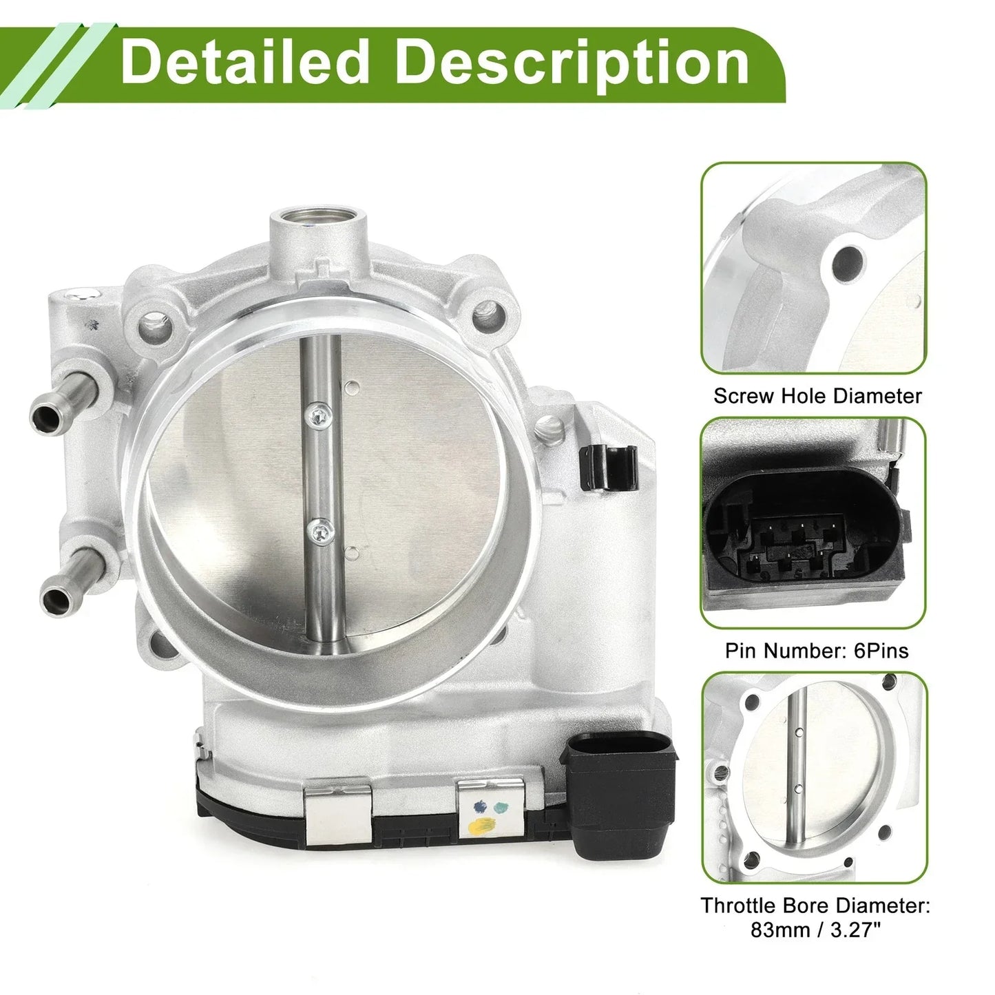 Throttle Body for Hyundai Equus, Genesis 4.6L, Santa Fe 2.7L, Kia Rondo