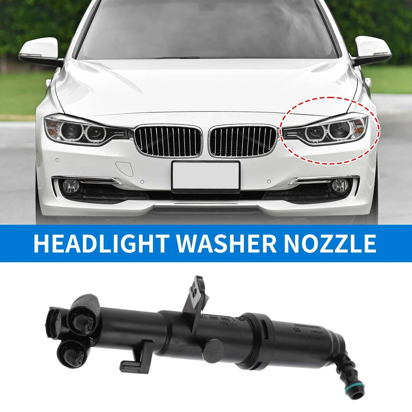 Front Left Headlight Washer Nozzle for Mercedes-Benz S350 (2006-2010)