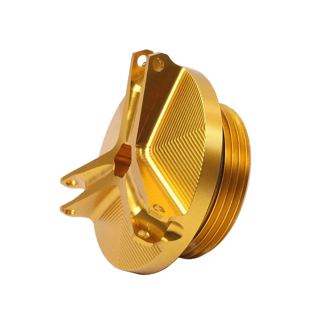Gold Engine Oil Filler Cap Plug Cover for Kawasaki ZX14R ZX6R ZX636 ZX10R